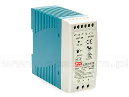 Fuente de Poder, Mean Well, 60W, Salida de 24 VDC a 2.5A