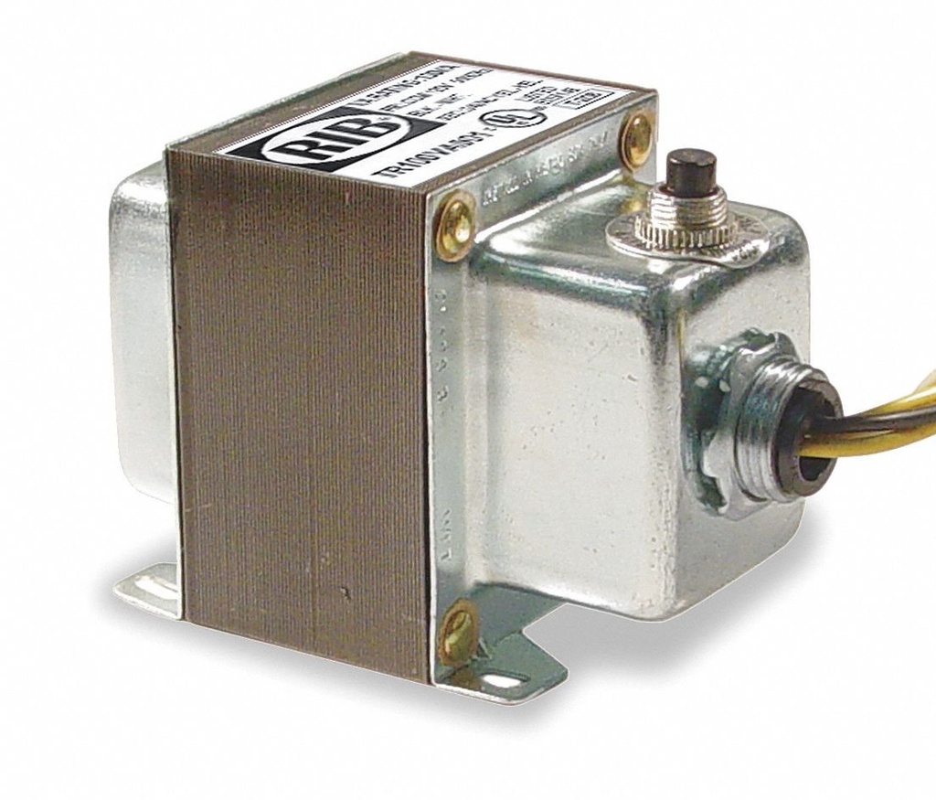 Johnson Controls, RIB / PRIMARY WIRES: 120V BLAK - NEUT WHT / SECONDARY WIRES: COM YEL - 24VAC YEL-WHT