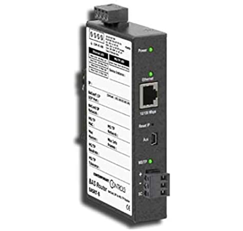 [BASRTSX-B] Contemporary Controls, Integrador BAS Router BACnet/IP to MS/TP to Ethernet Router with SSL DIN-rail Mount 10/100 Mbps Ethernet with Auto-Negotiation and Auto-MDIX 24 VAC/VDC