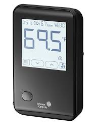Sensor de temperatura, Johnson Controls, de pared, con display, punto de ajuste y comunicación SA Bus
