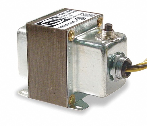 [TR100VA001] Johnson Controls, RIB / PRIMARY WIRES: 120V BLAK - NEUT WHT / SECONDARY WIRES: COM YEL - 24VAC YEL-WHT